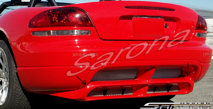 Custom Dodge Viper Rear Add-on  Coupe Rear Add-on Lip (2003 - 2010) - $525.00 (Part #DG-002-RA)